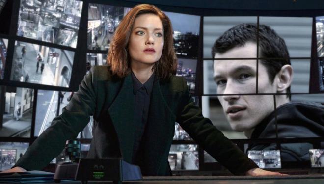 Holliday Grainger and Callum Turner in The Capture, BBC One