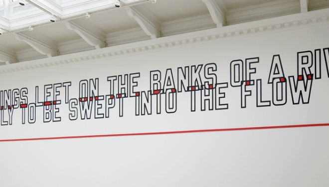 Lawrence Weiner, courtesy of South London Gallery