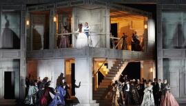 A crazed party thrown by Don Giovanni closes the first act of Mozart's opera. Photo: Mark Douet