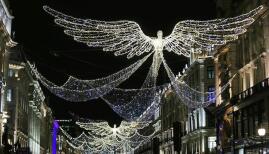 Regent Street's angels make a welcome return this festive season 