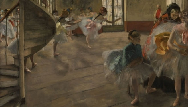 The Rehearsal by Edgar Degas (1873), Glasgow Burrell Collection
