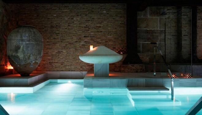 New London wine spa treatment and ancient baths