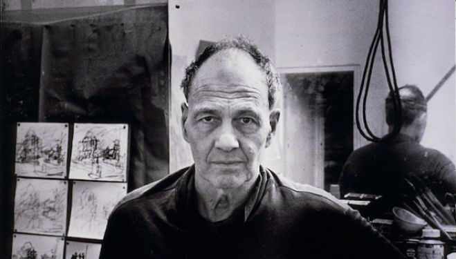 Frank Auerbach in his Studio (2000), by Bruce Bernard, © Estate of Bruce Bernard