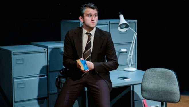 Harry Melling in The Angry Brigade, Bush Theatre