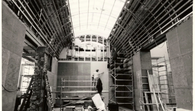 The Royal Academy Sackler Wing under construction. © Royal Academy of Arts, London.