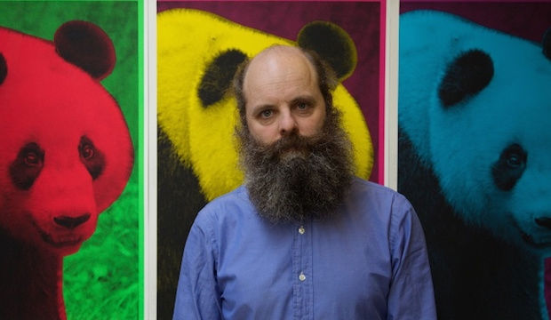 Gavin Turk, beard and all at the ICA, London