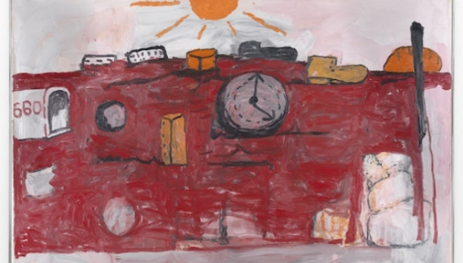 Philip Guston artist, The Hill, 1971 © The Estate of Philip Guston, courtesy Timothy Taylor Gallery, London