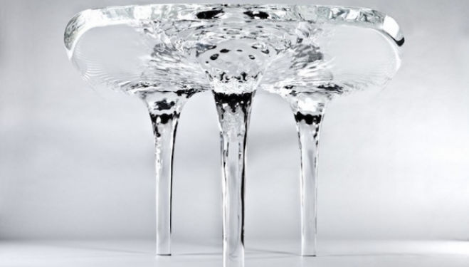 Liquid Glacial Table by Zaha Hadid for David Gill Gallery