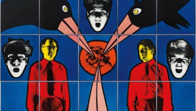 Gilbert & George, Food from The Believing World Series, 1983, Courtesy of Phillips London
