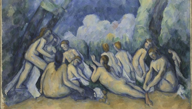 Bathers (Les Grandes Baigneuses)  Paul Cézanne about 1894-1905 © The National Gallery, London 