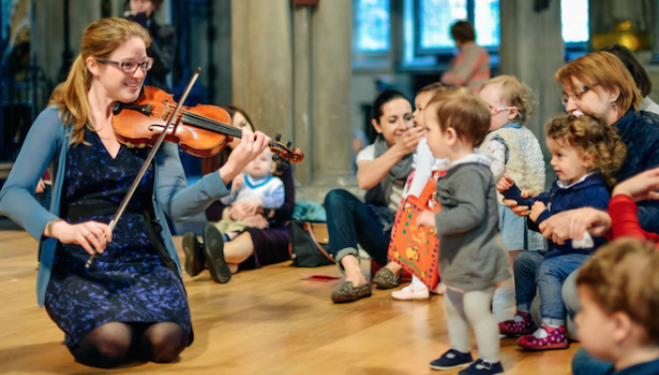 Toddlers at the Royal Albert Hall, half term events