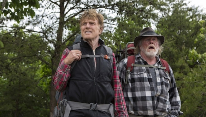 Nick Nolte, Robert Redford, A Walk in the Woods film still