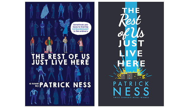 The Rest of Us Just Live Here: book covers