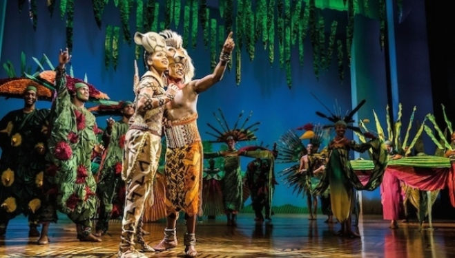 Disney's The Lion King at the Lyceum Theatre, London; photo by Johan Persson 
