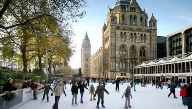 Last chance to skate at the Natural History Museum 