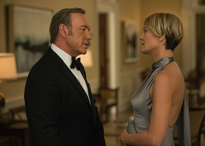 Kevin Spacey & Robin Wright, House of Cards Season 4