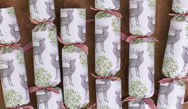 The best Christmas Crackers: Thornback & Peel, Stag and Mistletoe Crackers 