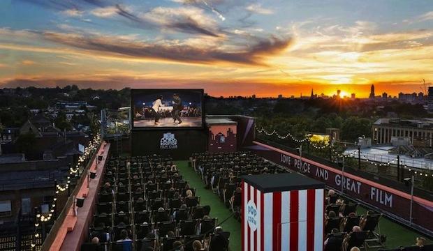 Sink into your seat at an open-air cinema