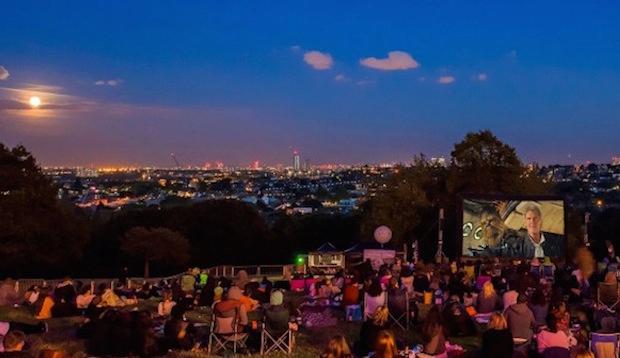 Watch a romantic film in the great outdoors
