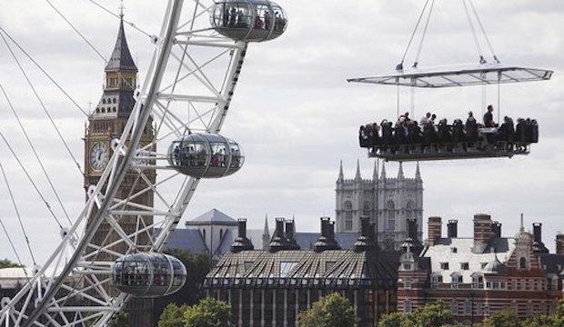 The ‘don’t look down’ one: London in the sky