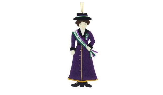 Girl Power: Suffragette Christmas Decoration
