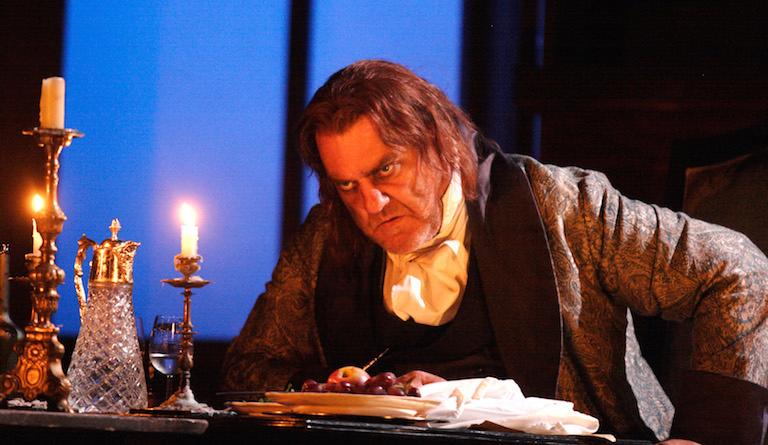 Bryn Terfel sings the villainous Scarpia in Tosca at Covent Garen. Photo: Catherine Ashmore