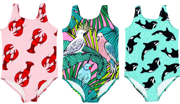 Swimsuits to appeal to every child. Photo: Batoko