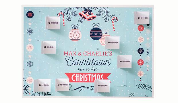 For the music fan: Personalised Spotify Music Advent Calendar, £17.99