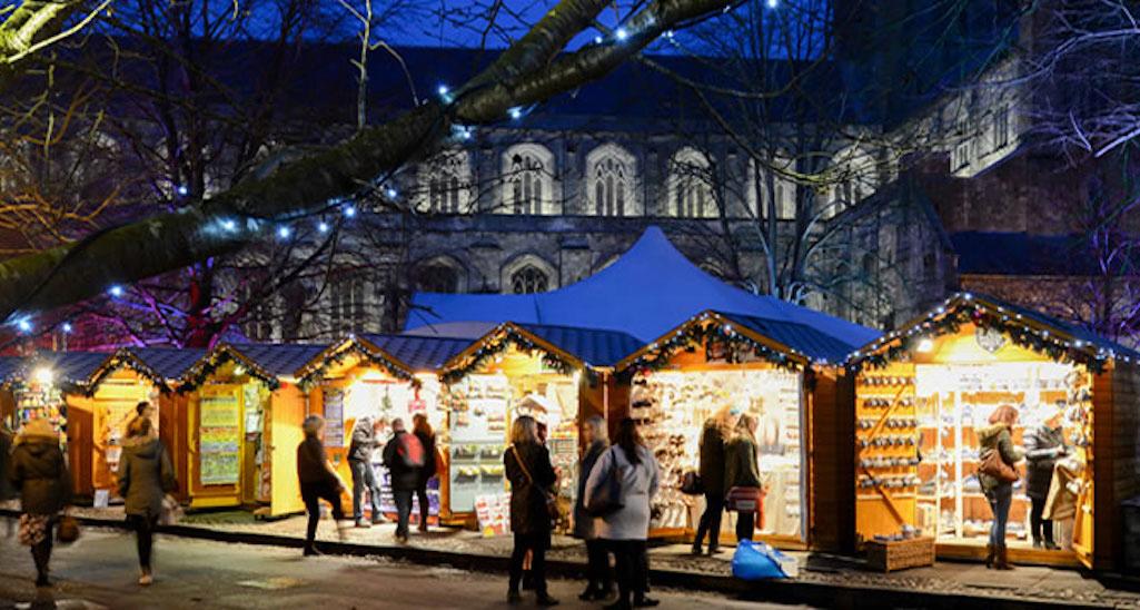 Winchester Cathedral's enchanting Christmas market 