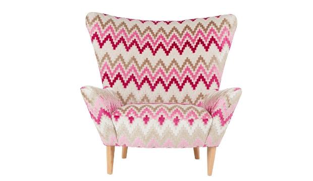 ​9. Content by Terence Conran Matador Armchair in Clarke & Clarke Empire Orchid, £1,395