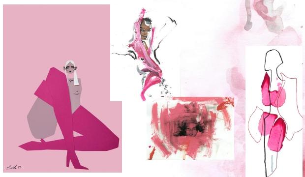 ​10. DRAWFASHION THINK PINK, Various Artworks at SHOWstudio, from £150 