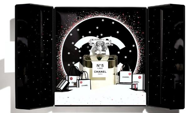 ​2. Chanel Holiday Gift Boxes in No.5, L’Eau and Coco Mademoiselle, £poa  