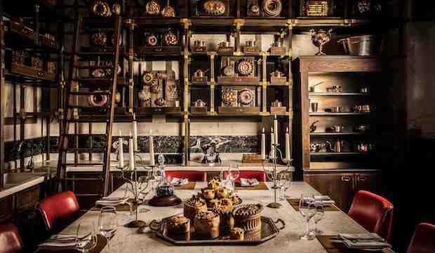 The world's only pie tasting menu at Holborn Pie Room, dine among culinary history 