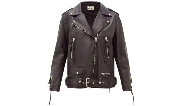 16. ​Acne Studios Lastrid lace up leather jacket