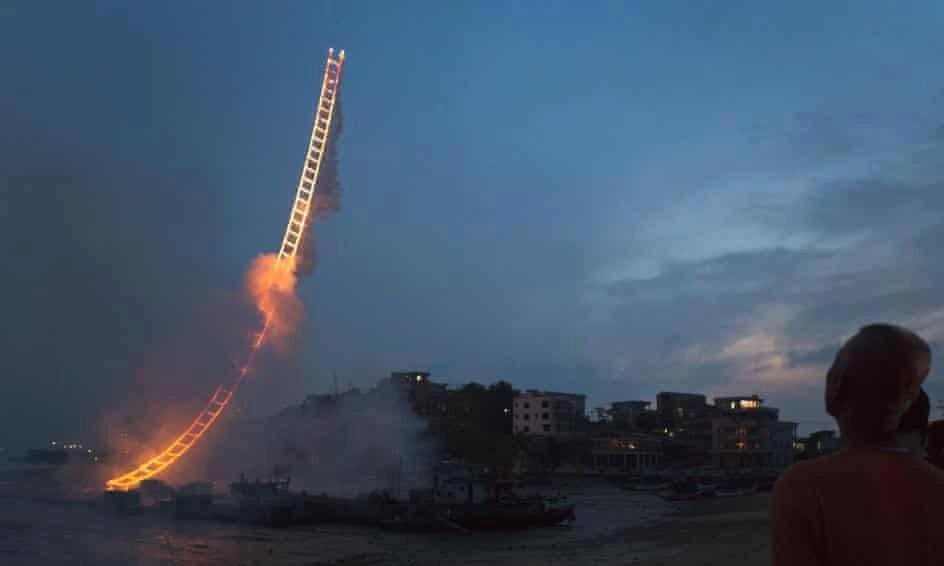 Sky Ladder: The Art of Cai Guo-Qiang, available on Netflix 