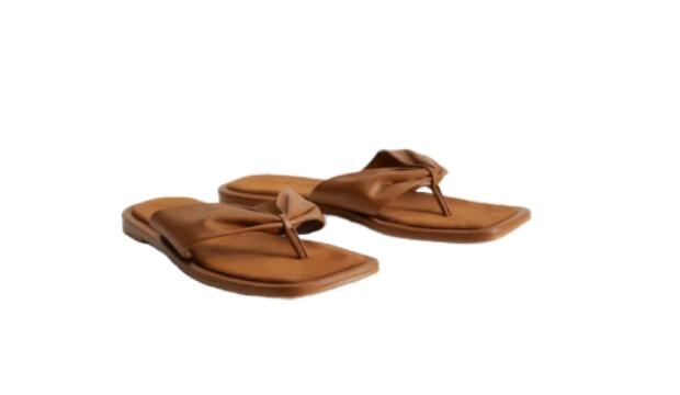 Violeta by Mango leather sandals, was £59.99 now £47.99