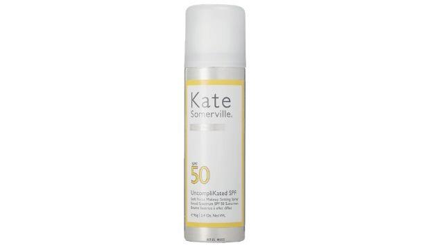 ​Best SPF spray for the face | Mature skin | Kate Sommerville UncompliKated Soft Focus Makeup Setting Spray SPF50, £32