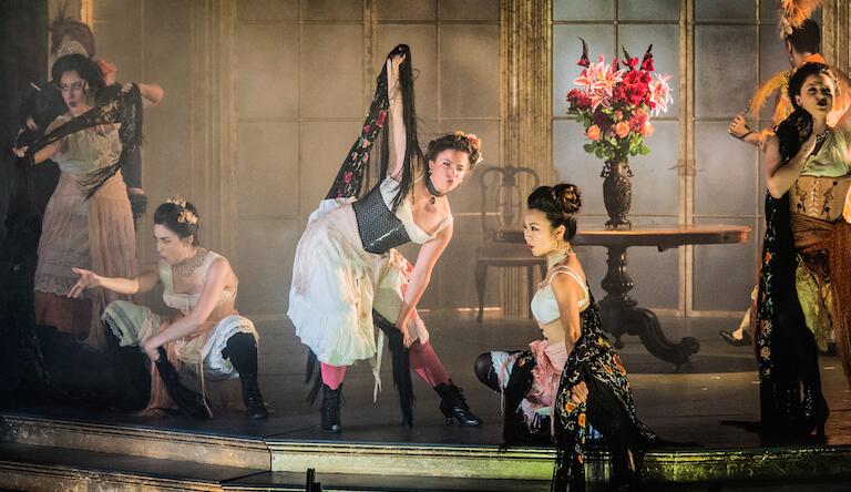 La Traviata is revived at Opera Holland Park. Photo:Robert Workman