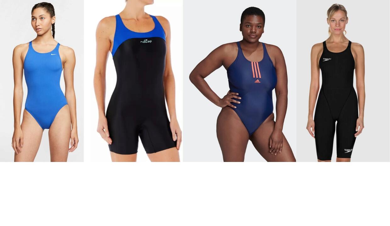 Sporty swimming costumes