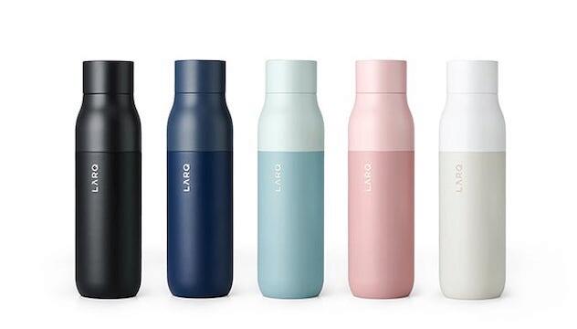 A self-purifying water bottle 