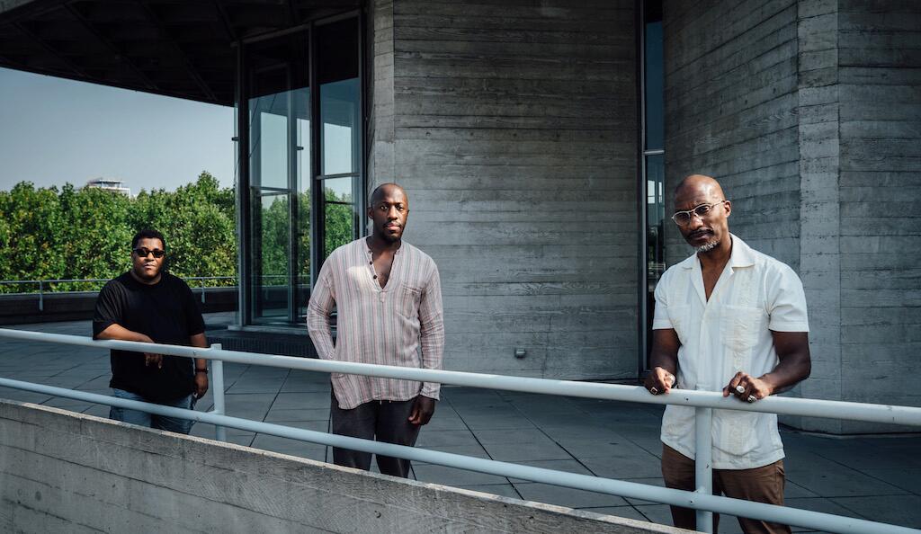 National Theatre: Roy Williams, Giles Terera, Clint Dyer. Photo by Helen Murray