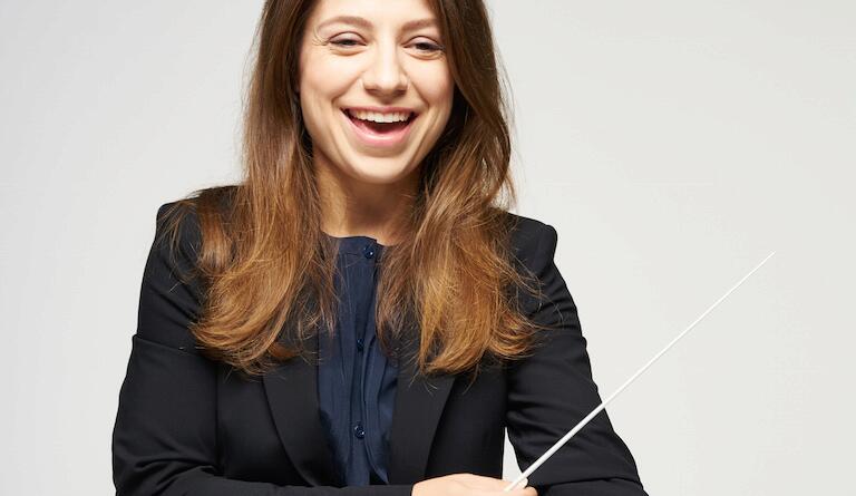 Dalia Stasevska conducts the BBC Symphony Orchestra on 13 Dec. Photo: Jarmo Katila