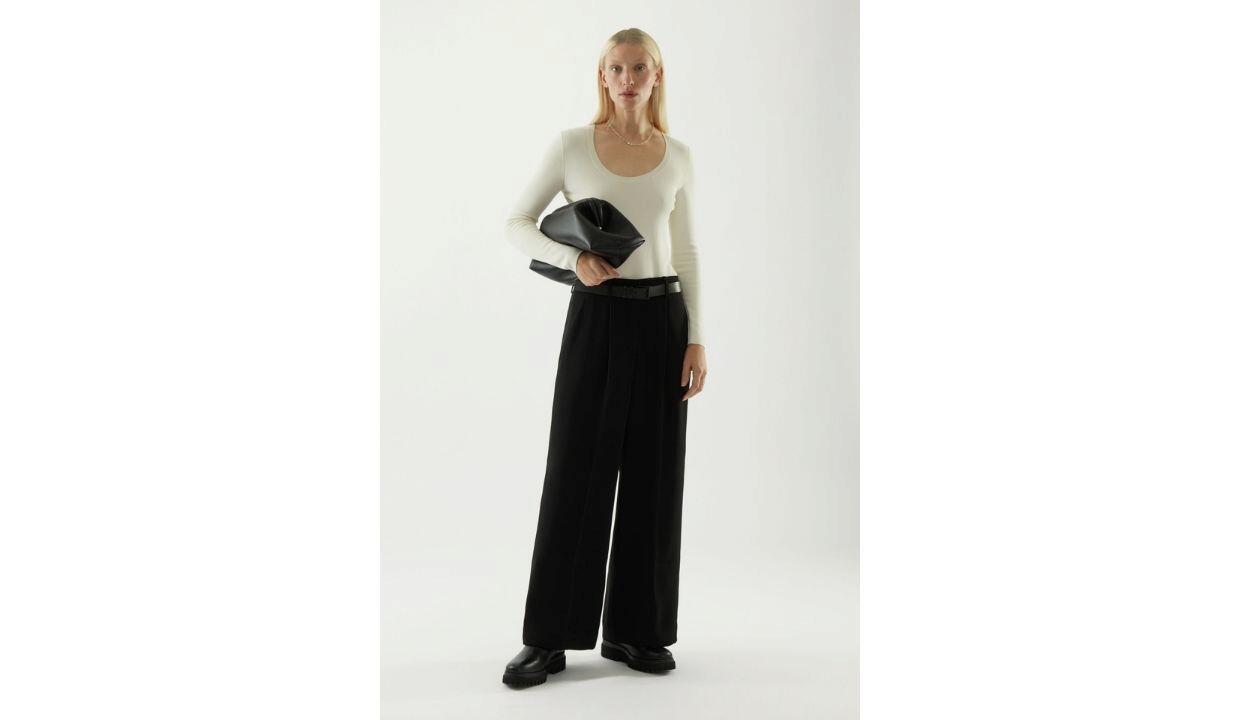 Cos high-waisted wide-leg trousers, £79