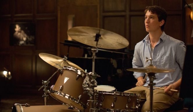 Newcomer Miles Teller plays aspiring young drummer Andrew in 'Whiplash'