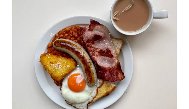 The fry up…