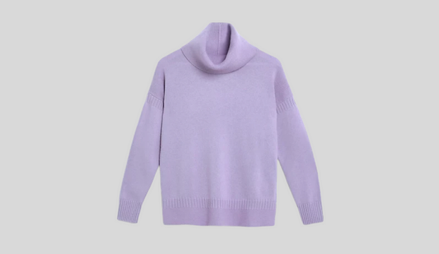Wool Rich Cowl Neck Jumper with Cashmere