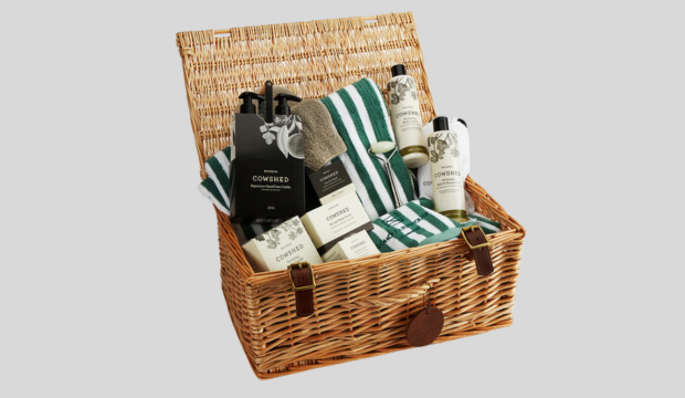 For bringing the spa home: Cowshed's Soho Farmhouse Hamper
