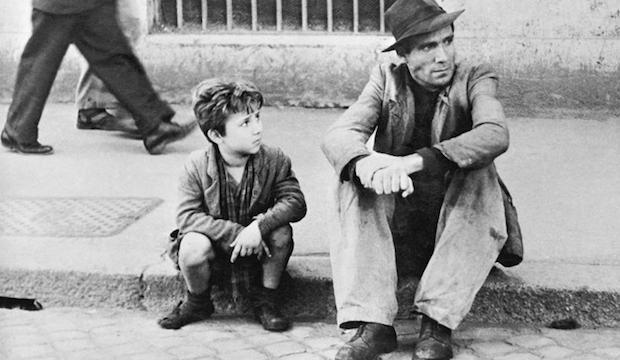 Still from the Bicycle Thieves, Vittorio de Sica