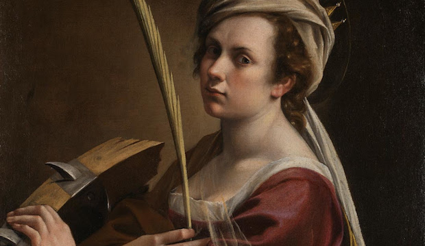 Artemisia Gentileschi Self-Portrait, National Gallery 