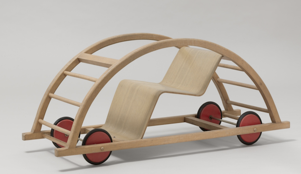 Century of the Child: Nordic Design for Children, V&A Museum of Childhood. Hans Brockhage and Erwin Andrä. Schaukelwagon Rocking car